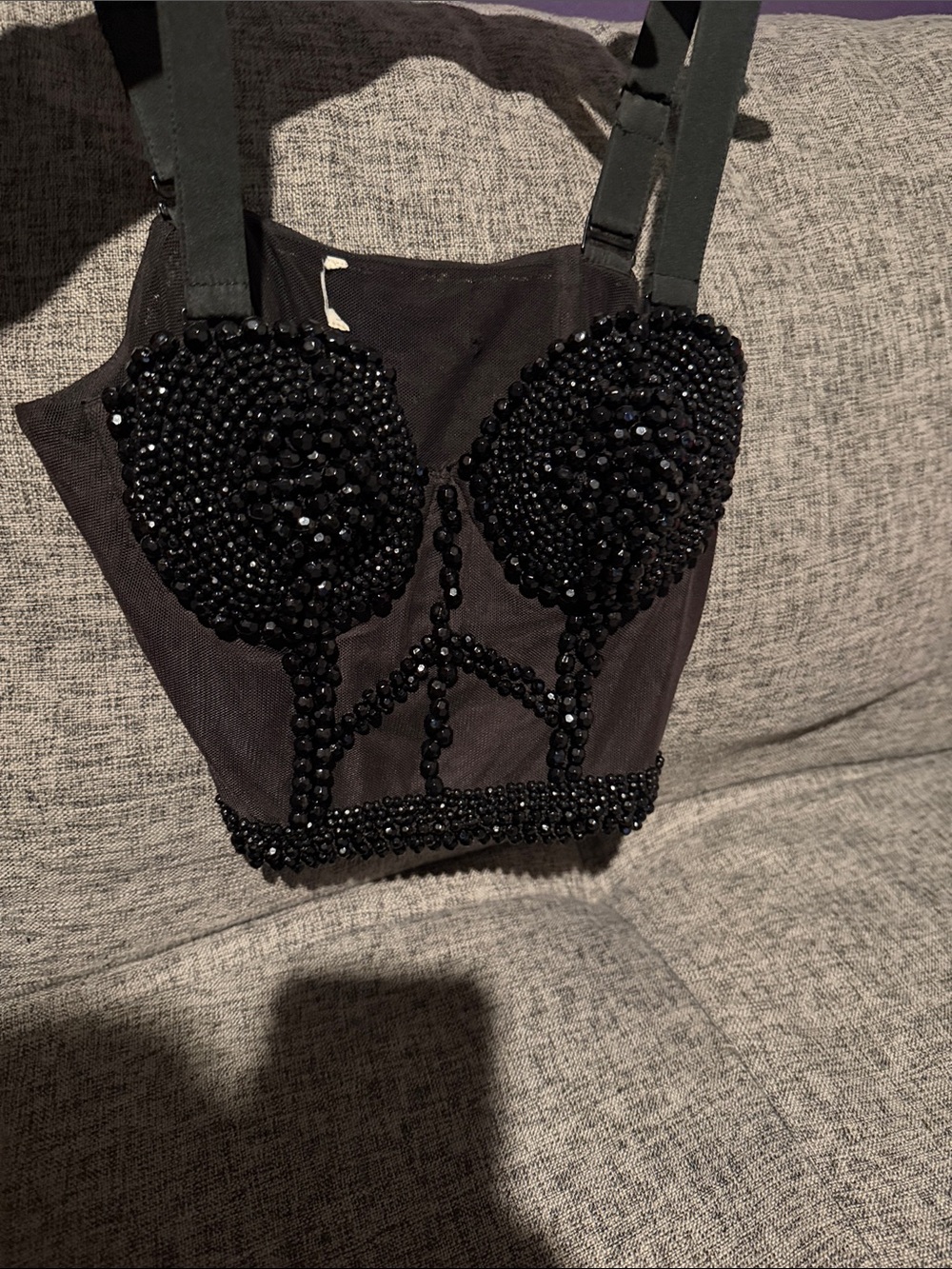 H&M Studio black corset XS